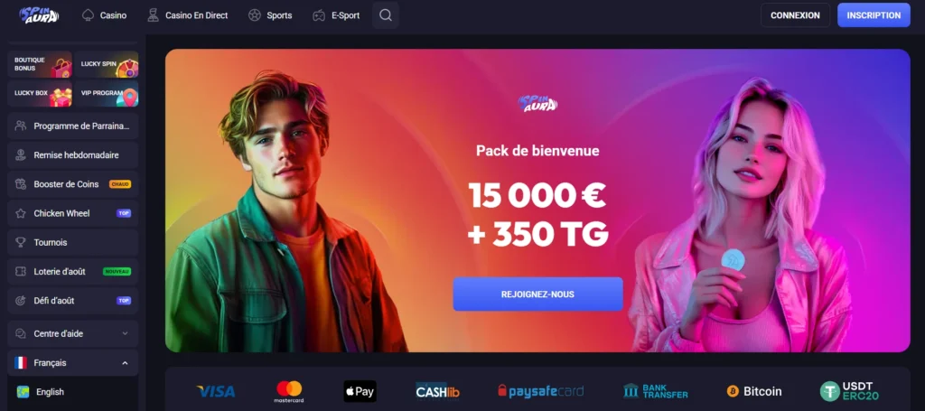spinaura casino en ligne spinaura casino